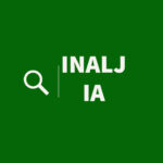 INALJ IA logo in green and white with a magnifying glass icon to the left