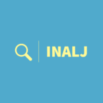 INALJ's logo which is our name next to a magnifying glass icon, signifying searching